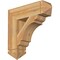 Ekena Millwork Olympic Arts & Crafts Rough Sawn Bracket, Western Red Cedar, 6"W x 24"D x 24"H BKT06X24X24OLY03RWR - alternate 1